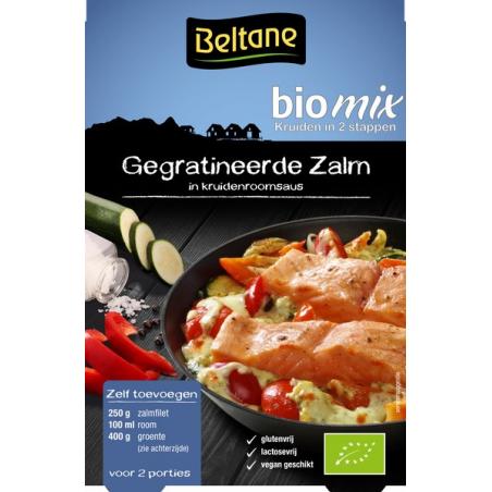 Gegratineerde zalm kruiden bioVoeding4260133144163