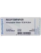 Receptpapier blauw 105 x 148mmWaren8717272014490