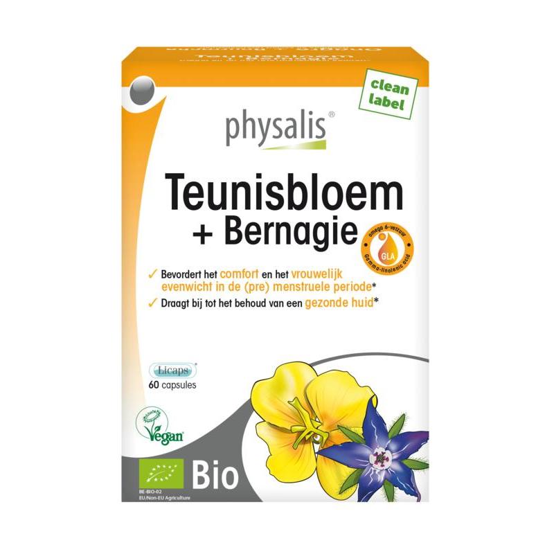 Teunisbloem & bernagie bioOverig gezondheidsproducten5412360013135