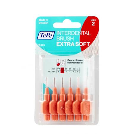 Interdentale rager extra soft licht rood maat 2Mondhygiëne7317400013145