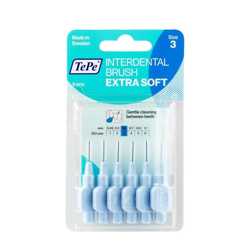 Interdentale rager extra soft licht blauw maat 3Mondhygiëne7317400013176