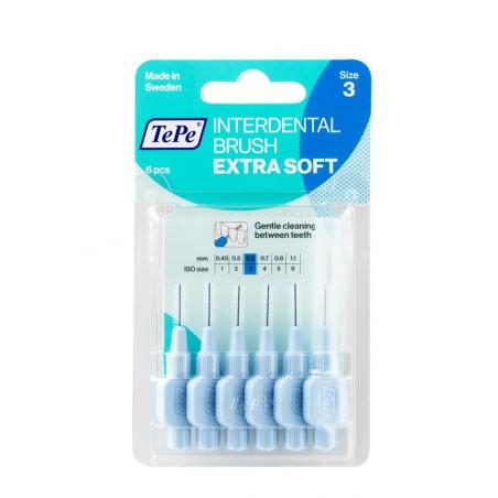 Interdentale rager extra soft licht blauw maat 3Mondhygiëne7317400013176