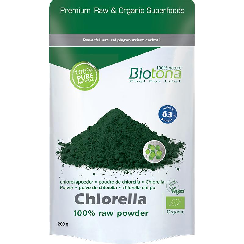 Chlorella & spirulina raw powder bioOverig gezondheidsproducten5412360007462