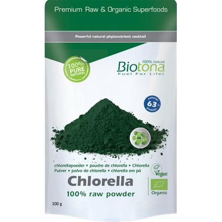 Chlorella & spirulina raw powder bioOverig gezondheidsproducten5412360007462