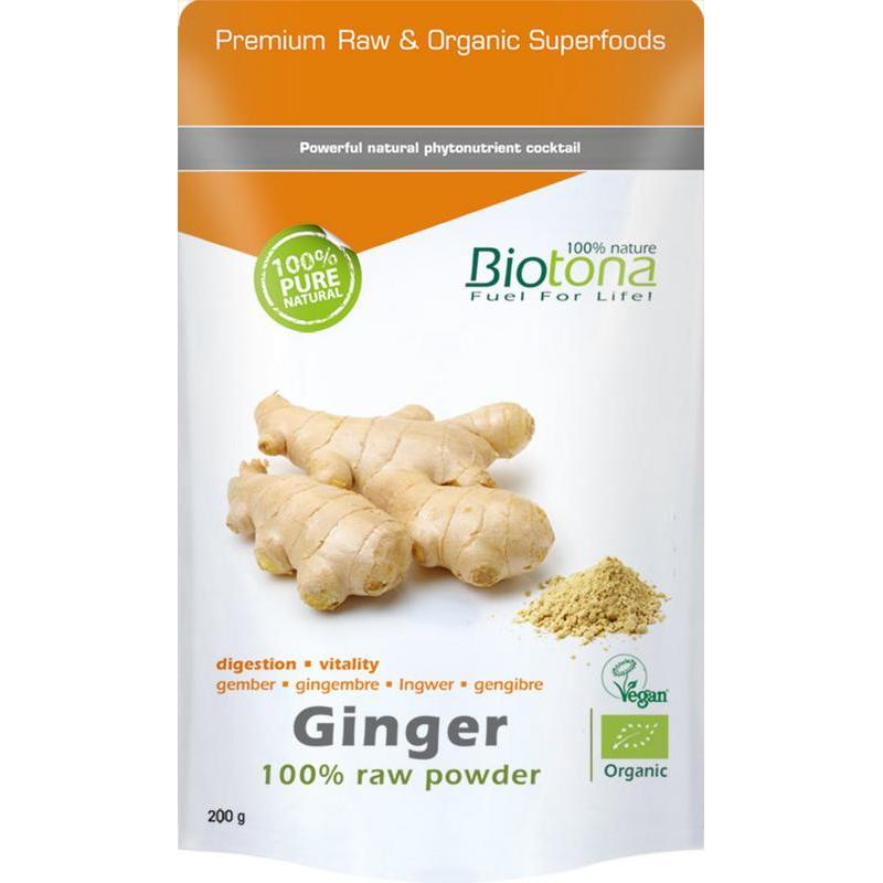 Ginger raw powder bioOverig gezondheidsproducten5412360013531