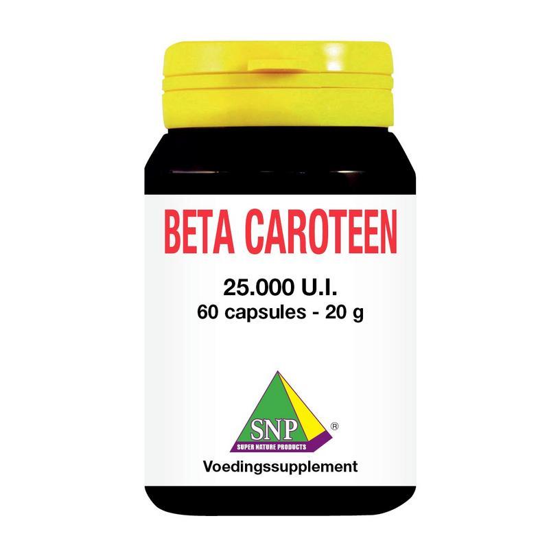 Beta caroteen 25000IUVitamine enkel8718591426438