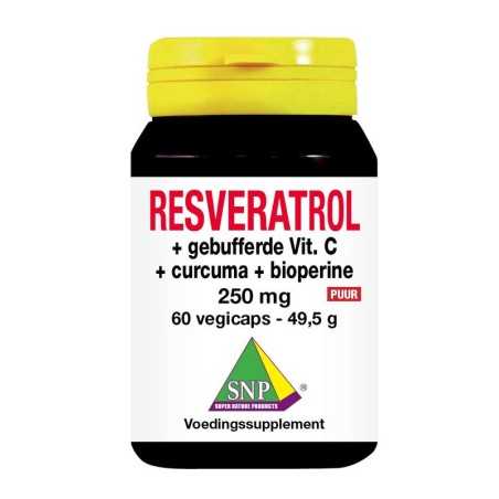 Resveratrol curcuma gebufferd vit C bioperine puurFytotherapie8718591426490