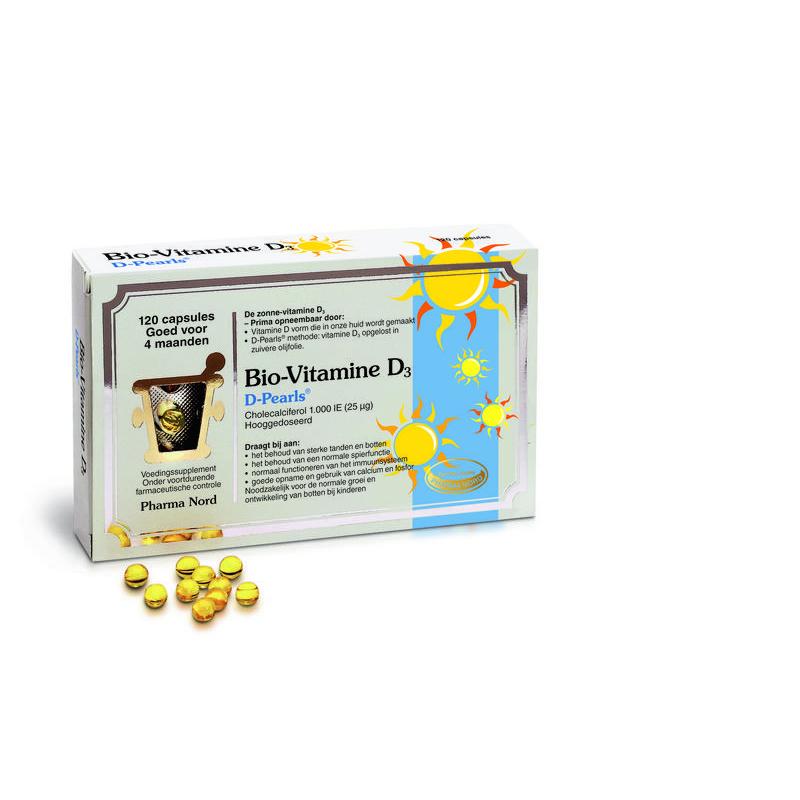 Bio vitamine D3 25mcg 1000IEVitamine enkel5709976137301