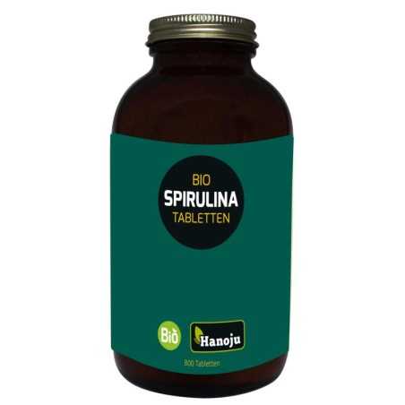 Spirulina 400mg glas flacon bioOverig gezondheidsproducten8718164780967