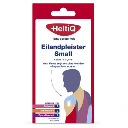 Eilandpleisters small 5 x 7.5cmVerbandmiddelen8717484004500