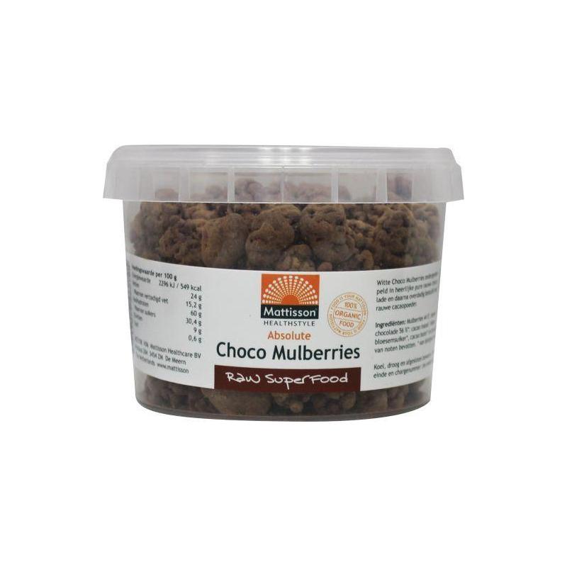 Absolute raw choco mulberries bioOverig gezondheidsproducten8717677960705