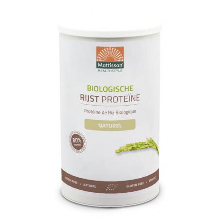 Rijst proteine naturel vegan 80% bioOverig gezondheidsproducten8717677963065