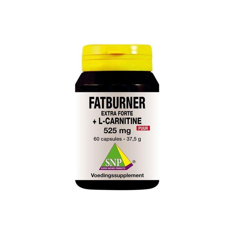 Fatburner extra forte & L-Carnitine 525mg puurSlank/dieet voedingssupplement8718591420436