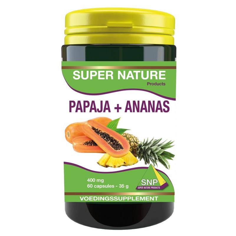 Papaja -ananas 400 mgFytotherapie8718591420870