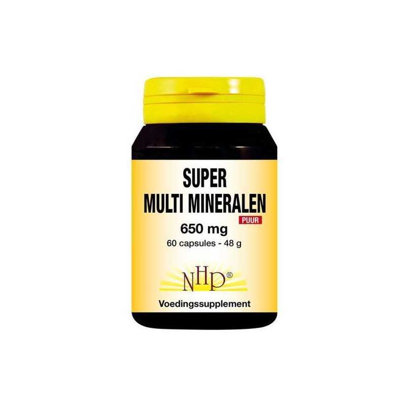 Super multi mineralen 650mg puurMineralen multi8718591421280