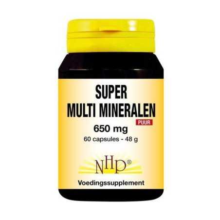 Super multi mineralen 650mg puurMineralen multi8718591421280