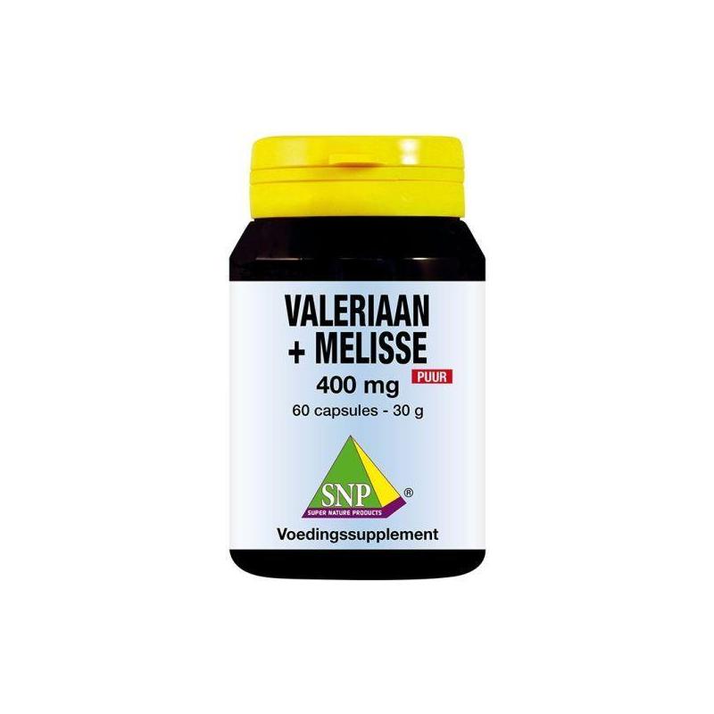 Valeriaan melisse 400 mg puurFytotherapie8718591421082