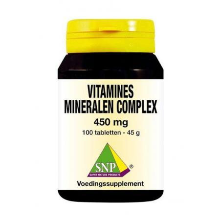 Vitamines mineralen complex 450mgOverig vitaminen/mineralen8718591421136