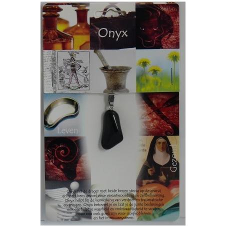 Hanger gezondheidssteen onyxWaren8716993000287