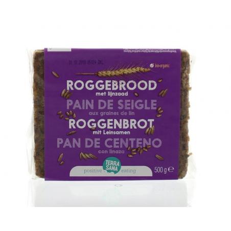 Roggebrood lijnzaad bioVoeding8713576207217