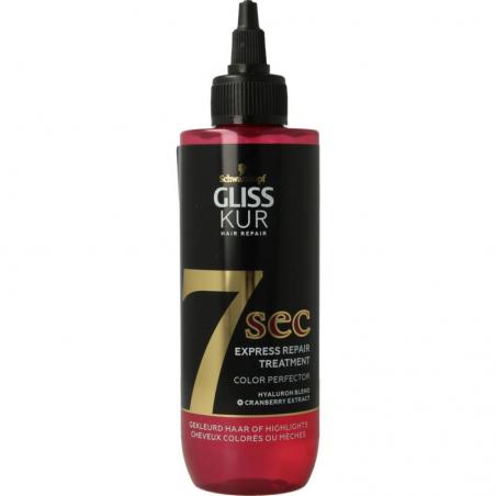 Gliss kur 7 sec express repair color perfectorOverig haar5410091760359