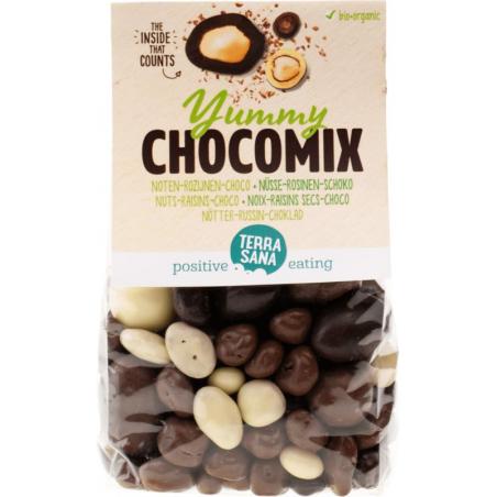 Yummy chocomix noten rozijnen choco bioSnoepgoed8713576542066