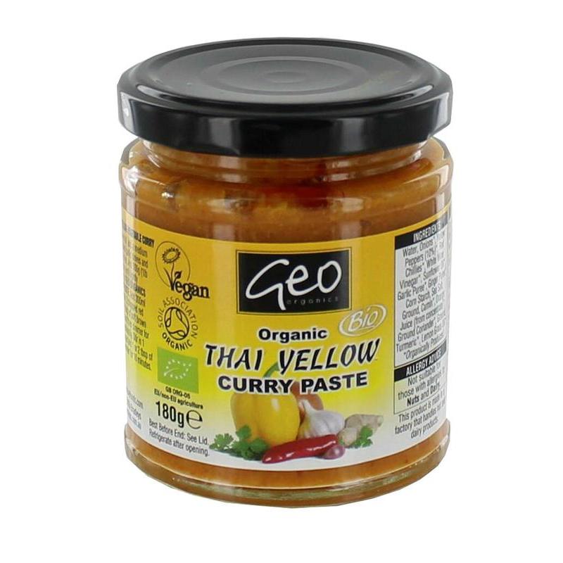 Curry paste thai yellow bioVoeding5060005460587