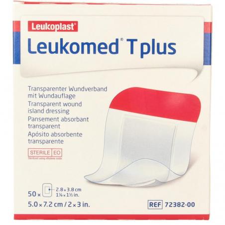 Transparant wondverband T plus 7.2 x 5cmPleisters4042809436655