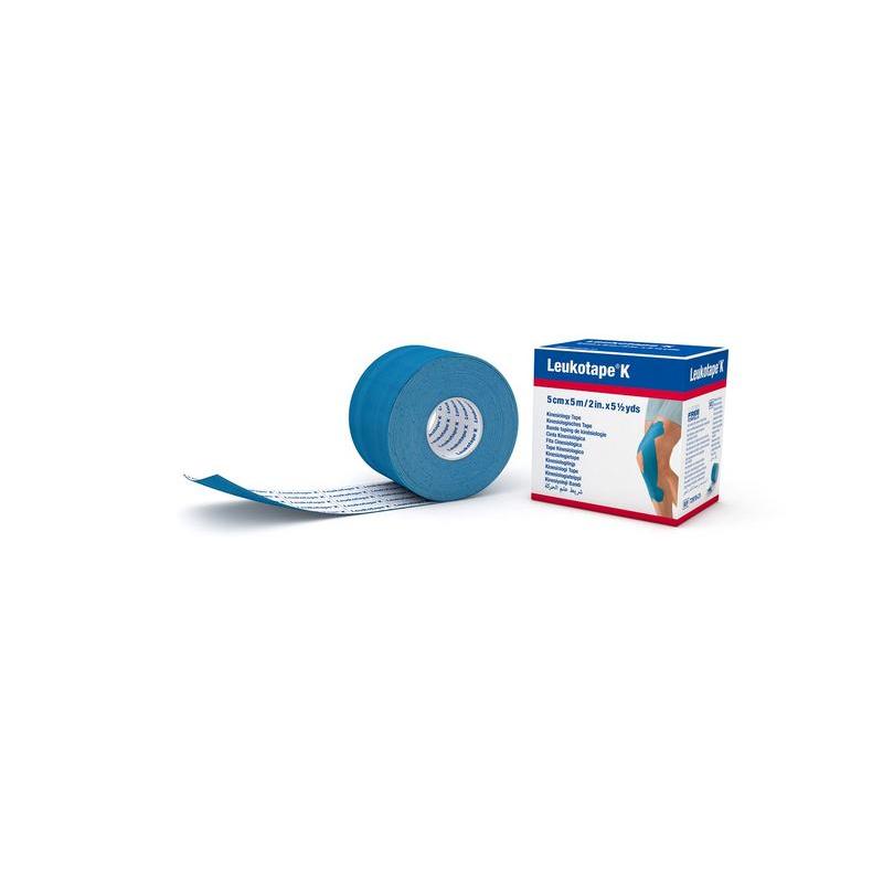 K elastische tape 5m x 5cm blauwPleisters4042809203424