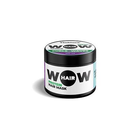 Wow curls & waves hair mask keratin & flaxseed gelOverig haar3858893050292