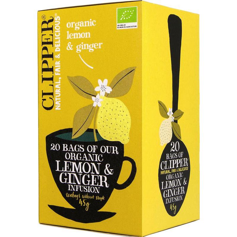 Lemon & ginger tea bioKoffie/thee5021991938917