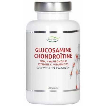 Glucosamine chondoitine MSM hyaluron vit D3/CMineralen enkel8718836390630