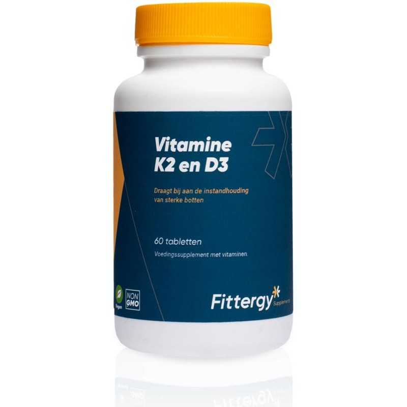 K2 45mcg en D3 25mcg veganVitamine multi8718924291719