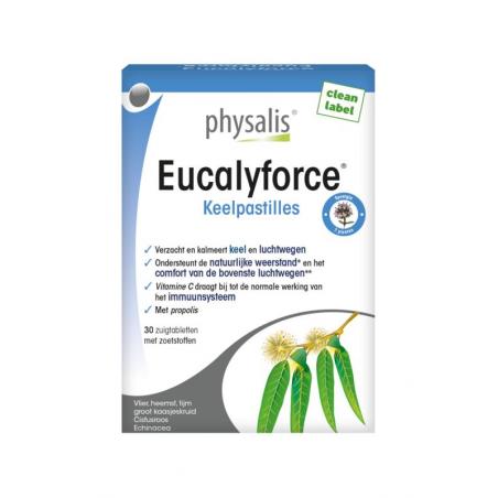 Eucalyforce keelpastilleOverig gezondheidsproducten5412360001958