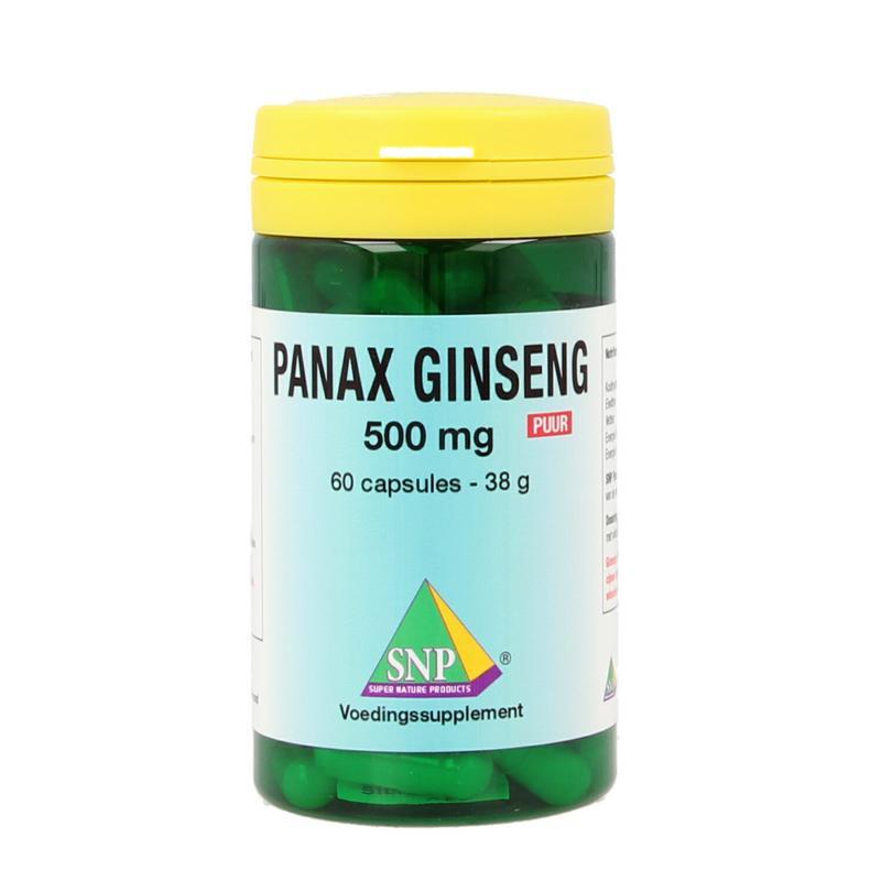 Panax ginseng 500mg puurFytotherapie8718591422089