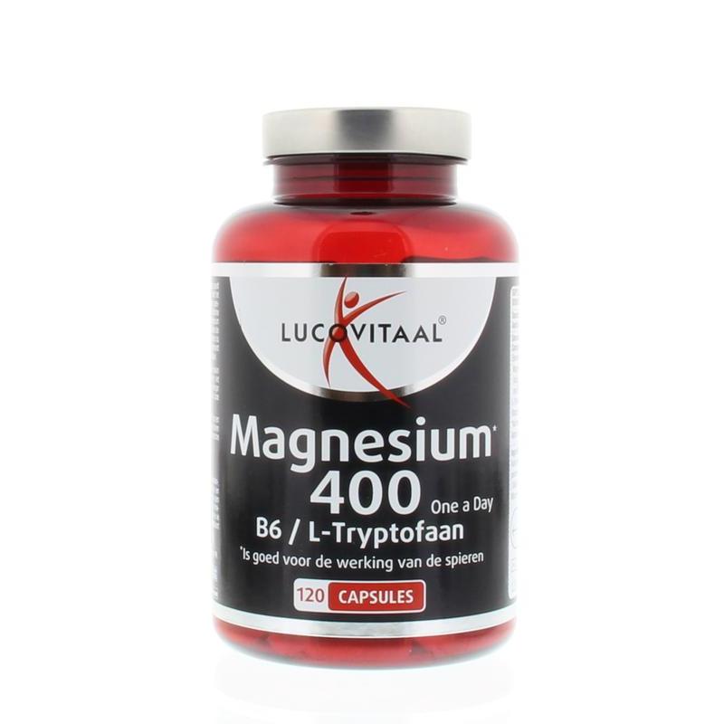 Magnesium 400 met B6 en L-tryptofaanOverig gezondheidsproducten8713713022086