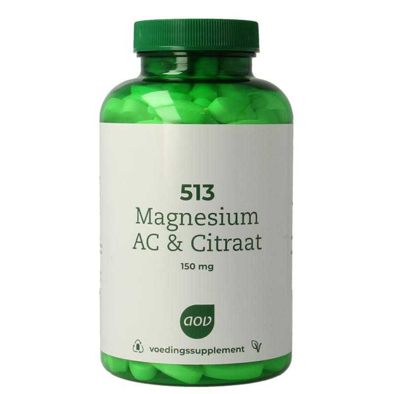 513 Magnesium AC & citraat 150mgMineralen enkel8715687705132