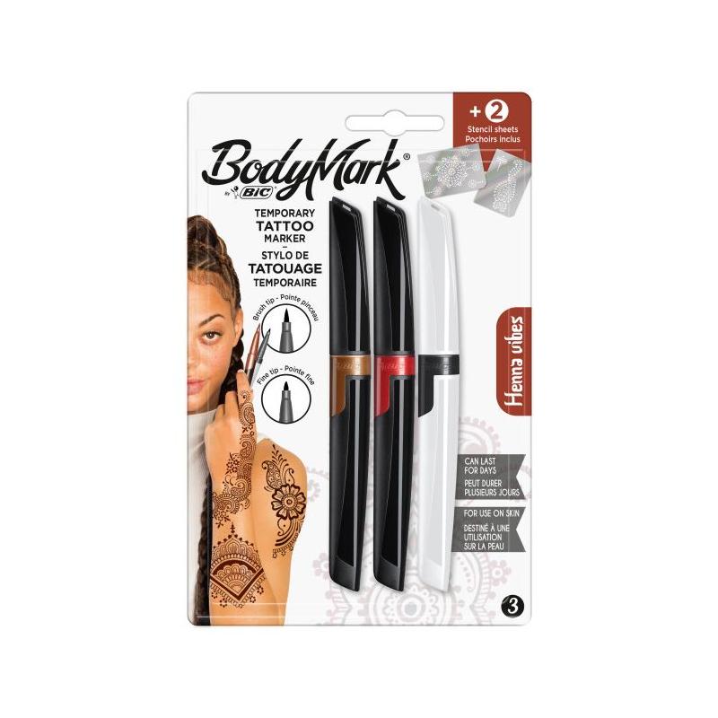 Tattoo marker 2 medium + 2 fineMake up3086123650121