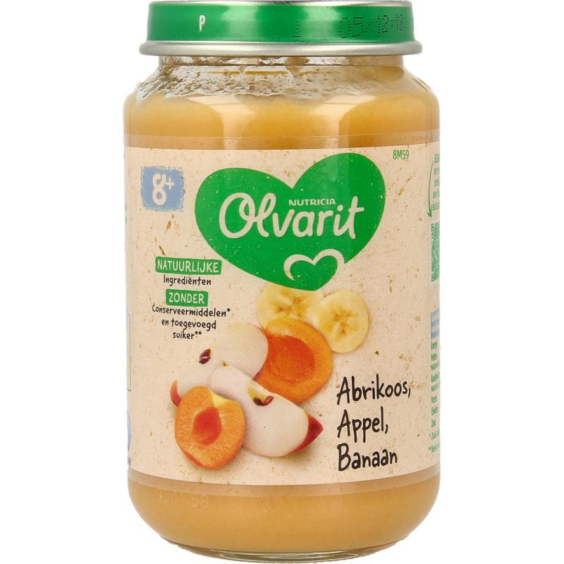 Abrikoos appel banaan 8M59Baby/peuter voeding8591119003089