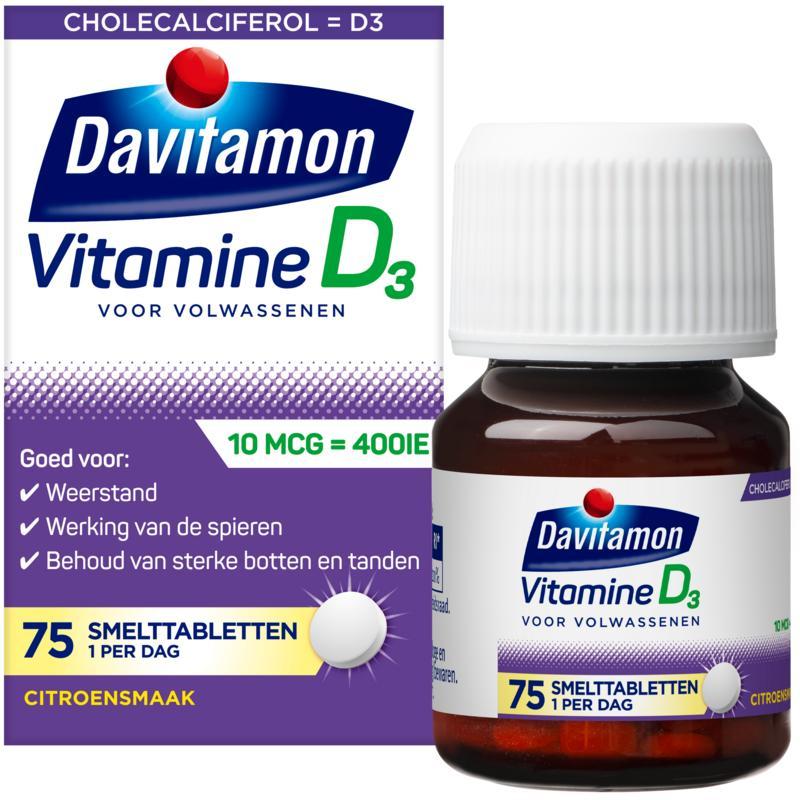 Vitamine D volwassenen smelttabletVitamine enkel8710537041149