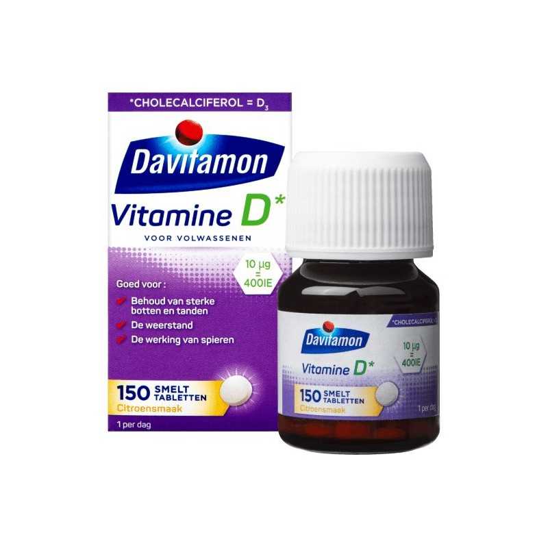 Vitamine D volwassenen smelttabletVitamine enkel8710537041156