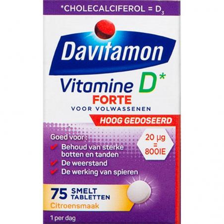 Vitamine D3 forte smelttabletVitamine enkel8710537041187