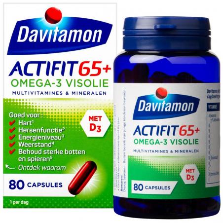 Actifit 65+ omega 3Overig vitaminen/mineralen8710537041248