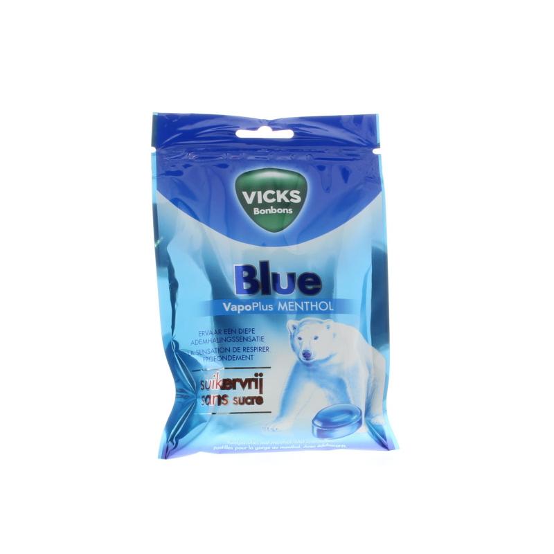 Blue menthol suikervrij bagSnoepgoed suikervrij4030300022521