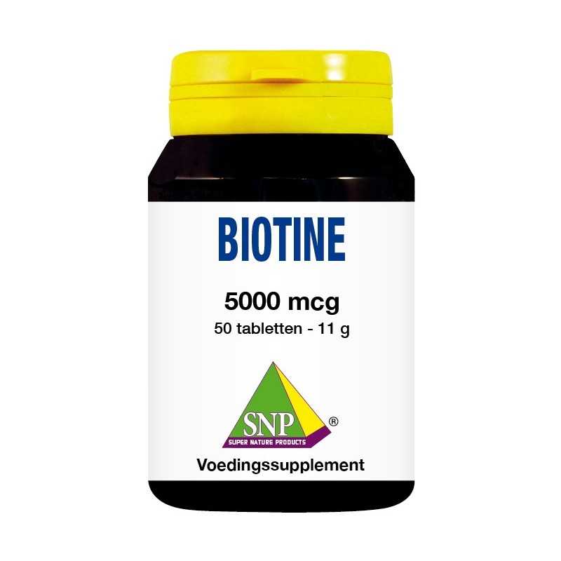 Biotine 5000 mcgOverig gezondheidsproducten8718591422966