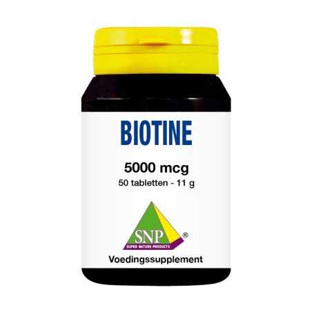 Biotine 5000 mcgOverig gezondheidsproducten8718591422966