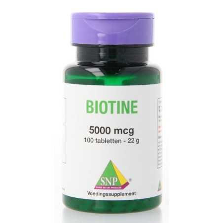 Biotine 5000 mcgOverig gezondheidsproducten8718591422980