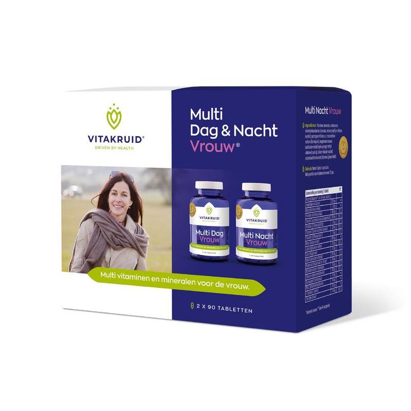 Multi dag & nacht vrouw 2 x 90 tablettenVitamine multi8717438691114