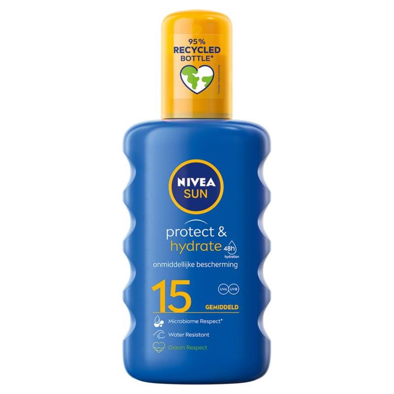 Sun protect & hydrate zonnespray SPF15In de zon4005900364050