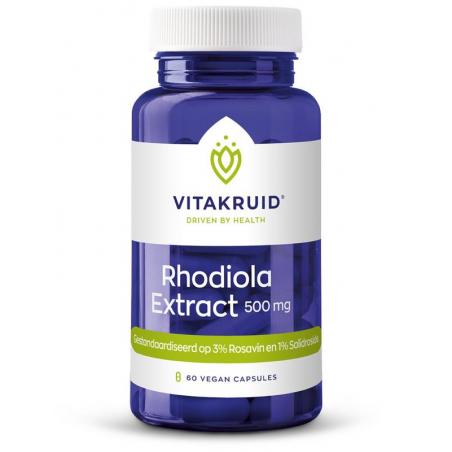 Rhodiola extract 500 mgOverig vitaminen/mineralen8717438691138